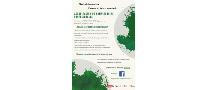 Webinar Proceso de Acreditación de competencias profesionales